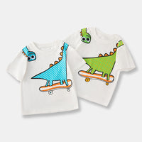 Load image into Gallery viewer, Baby Kid Boys Dinosaur Print Tops Wholesale 240409278
