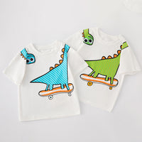 Load image into Gallery viewer, Baby Kid Boys Dinosaur Print Tops Wholesale 240409278
