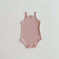 Load image into Gallery viewer, Baby Girls Solid Color Rompers Wholesale 240409280
