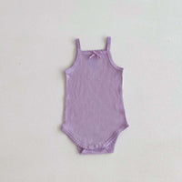 Load image into Gallery viewer, Baby Girls Solid Color Rompers Wholesale 240409280
