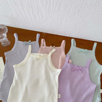 Load image into Gallery viewer, Baby Girls Solid Color Rompers Wholesale 240409280
