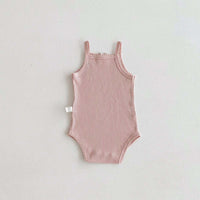 Load image into Gallery viewer, Baby Girls Solid Color Rompers Wholesale 240409280
