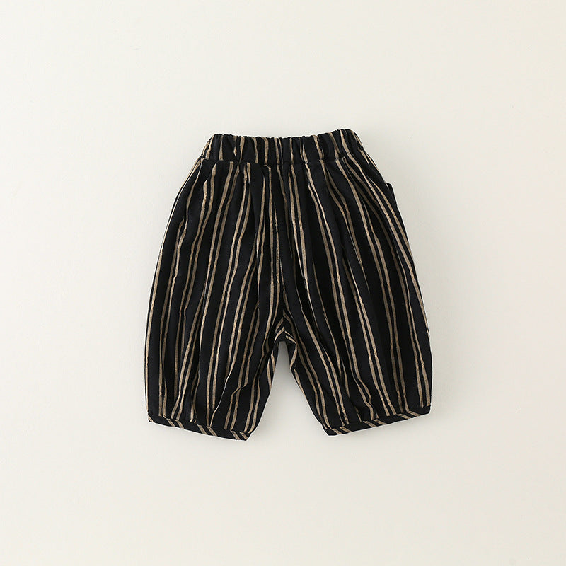 Baby Kid Boys Striped Shorts Wholesale 240409285