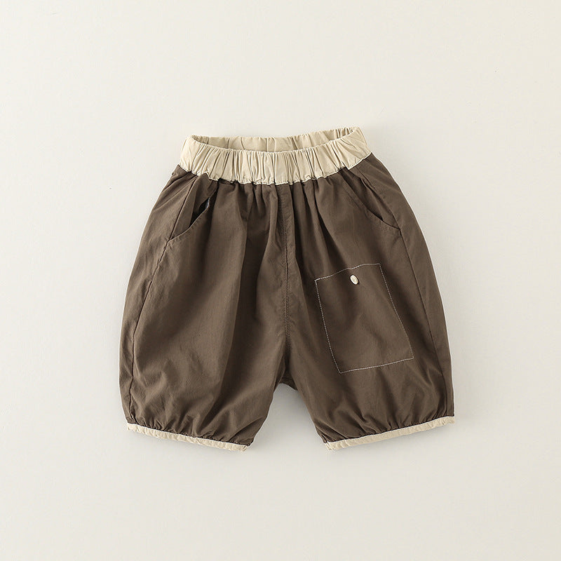 Baby Kid Boys Solid Color Shorts Wholesale 240409286