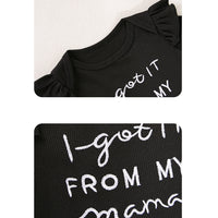 Load image into Gallery viewer, 2 Pieces Set Baby Girls Letters Print Rompers And Flower Shorts Wholesale 24040930
