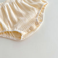 Load image into Gallery viewer, 2 Pieces Set Baby Girls Solid Color Tops And Shorts Wholesale 24040936
