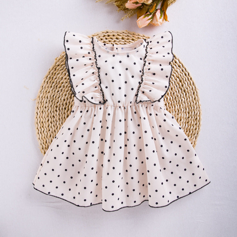 Baby Kid Girls Polka dots Dresses Wholesale 24040937