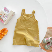 Load image into Gallery viewer, Baby Girls Solid Color Tops Jumpsuits And Top Wholesale 24040938
