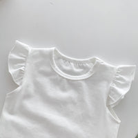 Load image into Gallery viewer, Baby Girls Solid Color Tops Jumpsuits And Top Wholesale 24040938
