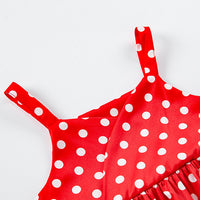 Load image into Gallery viewer, 2 Pieces Set Baby Kid Girls Solid Color Tops And Polka dots Dresses Wholesale 24040941
