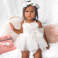 Load image into Gallery viewer, Baby Girls Polka dots Rompers Wholesale 24040948
