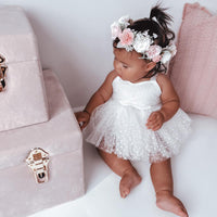 Load image into Gallery viewer, Baby Girls Polka dots Rompers Wholesale 24040948
