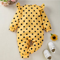 Load image into Gallery viewer, Baby Girls Flower Polka dots Print Jumpsuits Wholesale 24040949

