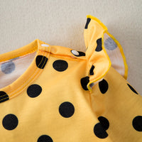 Load image into Gallery viewer, Baby Girls Flower Polka dots Print Jumpsuits Wholesale 24040949
