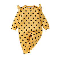 Load image into Gallery viewer, Baby Girls Flower Polka dots Print Jumpsuits Wholesale 24040949
