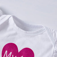 Load image into Gallery viewer, 2 Pieces Set Baby Girls Valentine&#39;s Day Letters Tops And Love heart Shorts Wholesale 24040952
