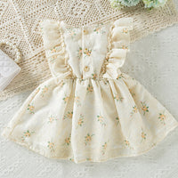 Load image into Gallery viewer, Baby Kid Girls Flower Embroidered Dresses Wholesale 24040954
