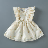 Load image into Gallery viewer, Baby Kid Girls Flower Embroidered Dresses Wholesale 24040954

