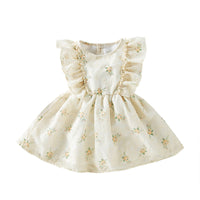 Load image into Gallery viewer, Baby Kid Girls Flower Embroidered Dresses Wholesale 24040954
