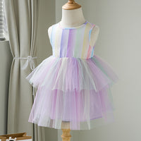 Load image into Gallery viewer, Baby Kid Girls Color-blocking Dresses Wholesale 24040963
