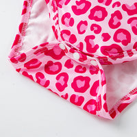 Load image into Gallery viewer, 2 Pieces Set Baby Girls Leopard Rompers And Solid Color Skirts Wholesale 24040955
