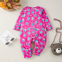Load image into Gallery viewer, Baby Girls Color-blocking Star Jumpsuits Wholesale 24040956
