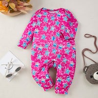 Load image into Gallery viewer, Baby Girls Color-blocking Star Jumpsuits Wholesale 24040956
