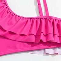 Load image into Gallery viewer, Baby Kid Girls Flamingo Print Beach Swimwears Wholesale 24040957
