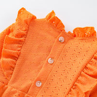 Load image into Gallery viewer, Baby Girls Solid Color Rompers Wholesale 24040962
