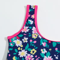 Load image into Gallery viewer, Baby Kid Girls Flower Print Beach Swimwears Wholesale 24040971
