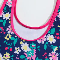 Load image into Gallery viewer, Baby Kid Girls Flower Print Beach Swimwears Wholesale 24040971
