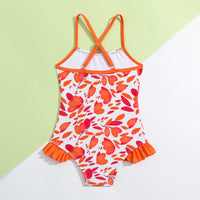 Load image into Gallery viewer, Baby Kid Girls Plant Print Swimwears Wholesale 24040972
