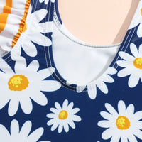 Load image into Gallery viewer, Baby Kid Girls Flower Print Beach Swimwears Wholesale 24040978
