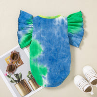 Load image into Gallery viewer, Baby Girls Tie Dye Rompers Wholesale 24040985
