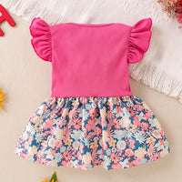 Load image into Gallery viewer, Baby Girls Flower Print Dresses Wholesale 24040986
