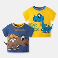 Load image into Gallery viewer, Baby Kid Boys Letters Dinosaur Tops Wholesale 24040988
