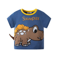 Load image into Gallery viewer, Baby Kid Boys Letters Dinosaur Tops Wholesale 24040988
