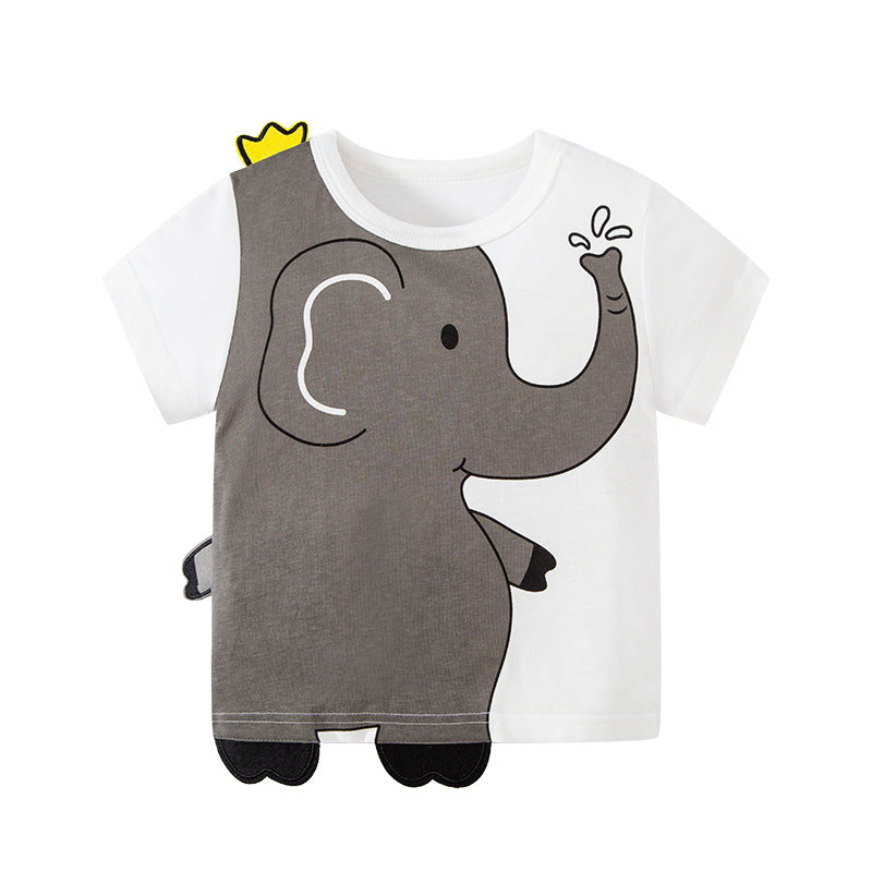 Baby Kid Boys Animals Cartoon Tops Wholesale 24040990