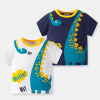 Load image into Gallery viewer, Baby Kid Boys Dinosaur Print Tops Wholesale 24040991
