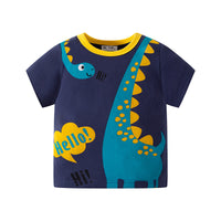 Load image into Gallery viewer, Baby Kid Boys Dinosaur Print Tops Wholesale 24040991
