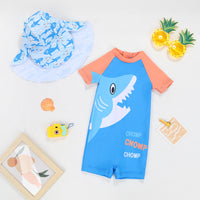 Load image into Gallery viewer, Baby Kid Boys Letters Cartoon Print Beach Swimwears Wholesale 24040997
