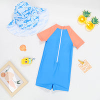 Load image into Gallery viewer, Baby Kid Boys Letters Cartoon Print Beach Swimwears Wholesale 24040997
