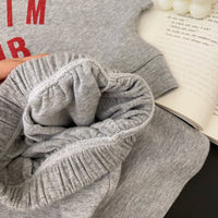 Load image into Gallery viewer, 2 Pieces Set Baby Kid Girls Letters Tops And Solid Color Shorts Wholesale 24052208
