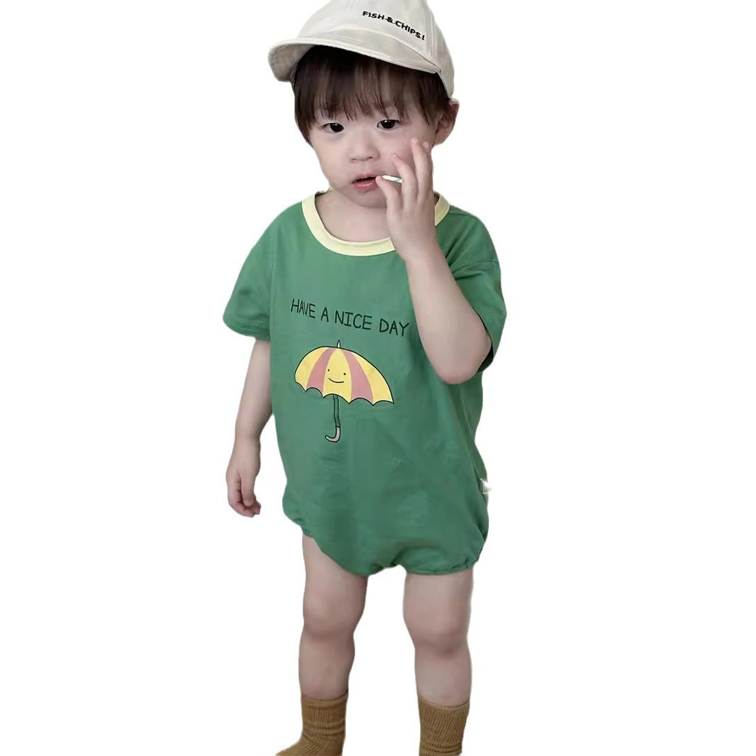 Baby Boys Letters Rompers Wholesale 240522101