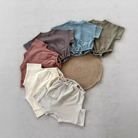 Load image into Gallery viewer, Baby Kid Unisex Solid Color Rompers Wholesale 240522110
