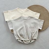 Load image into Gallery viewer, Baby Kid Unisex Solid Color Rompers Wholesale 240522110
