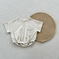 Load image into Gallery viewer, Baby Kid Unisex Solid Color Rompers Wholesale 240522110
