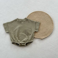 Load image into Gallery viewer, Baby Kid Unisex Solid Color Rompers Wholesale 240522110
