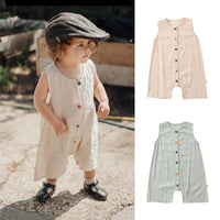Load image into Gallery viewer, Baby Kid Unisex Solid Color Rompers Wholesale 240522138
