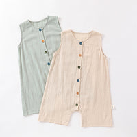 Load image into Gallery viewer, Baby Kid Unisex Solid Color Rompers Wholesale 240522138
